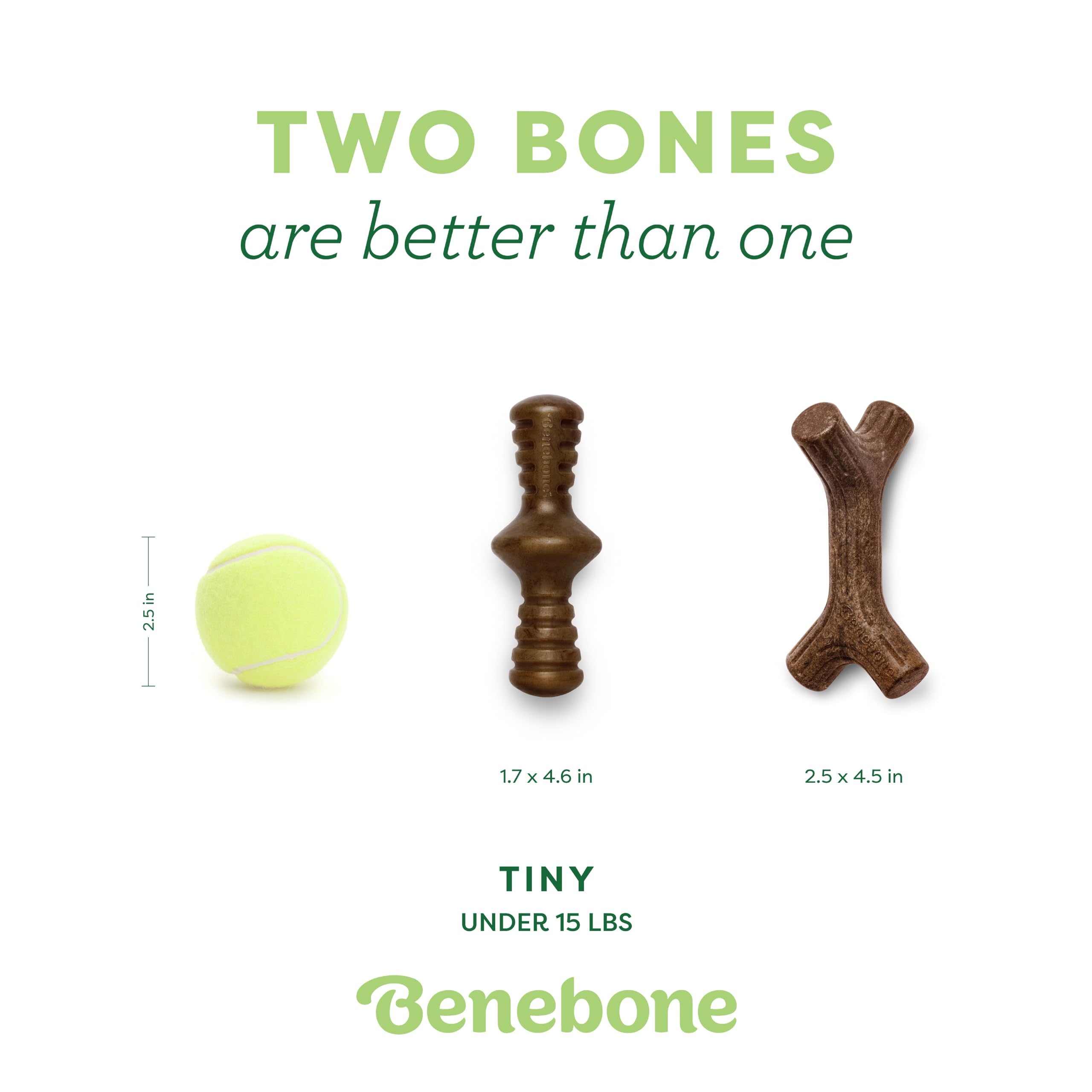 Benebone Zaggler rolls for interactive chewing and movement