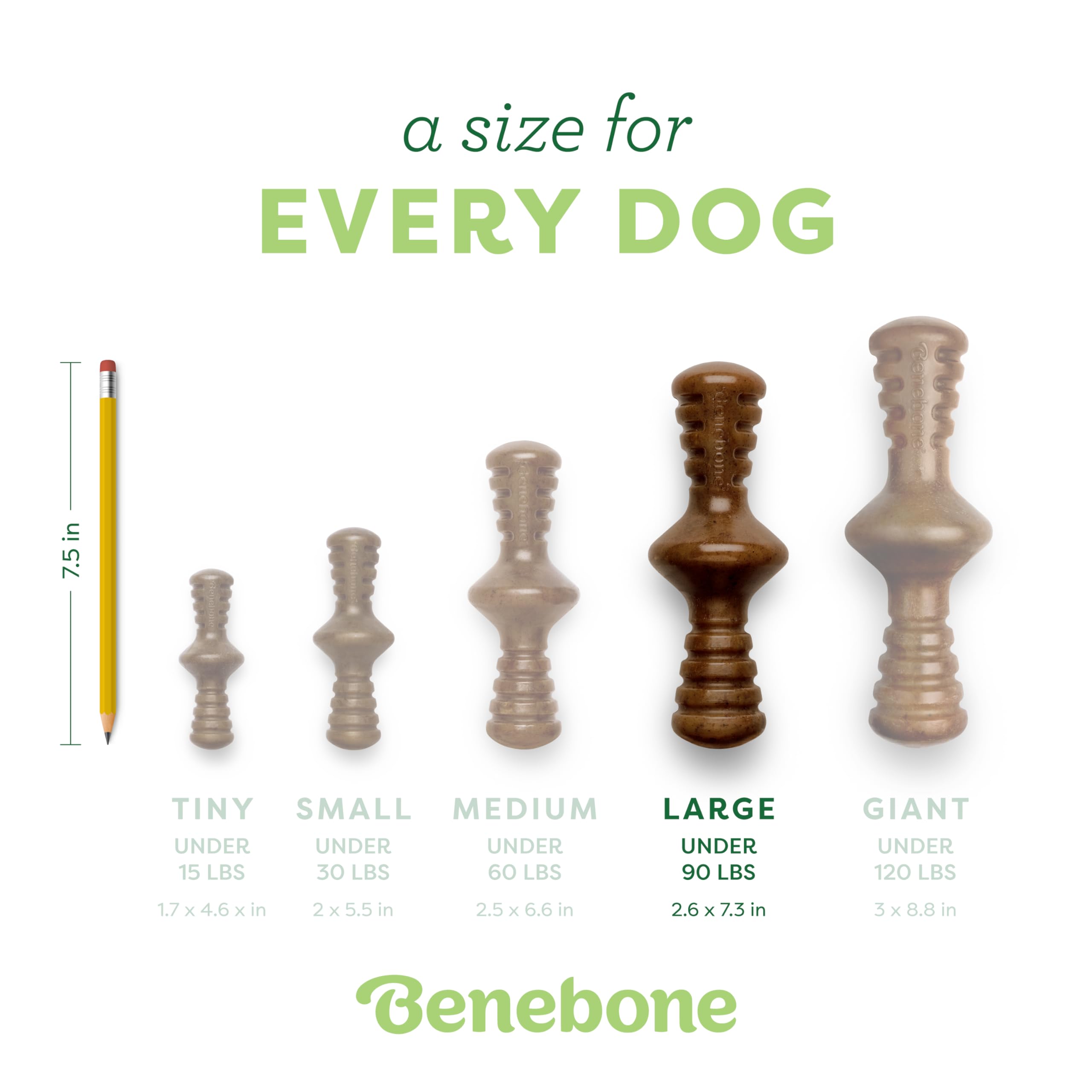 Benebone Zaggler real-chicken flavor detail to attract dogs during play.