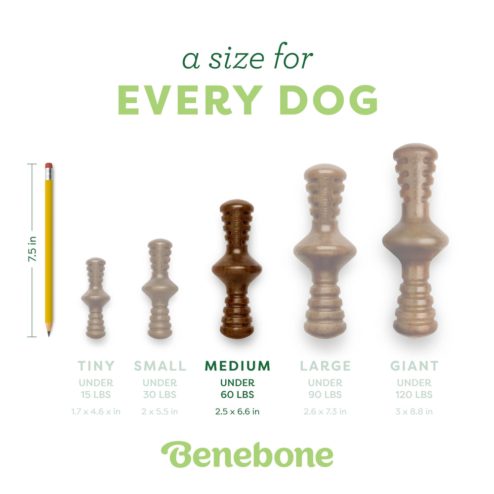 Benebone Zaggler USA-made construction supports quality craftsmanship in dog toys.