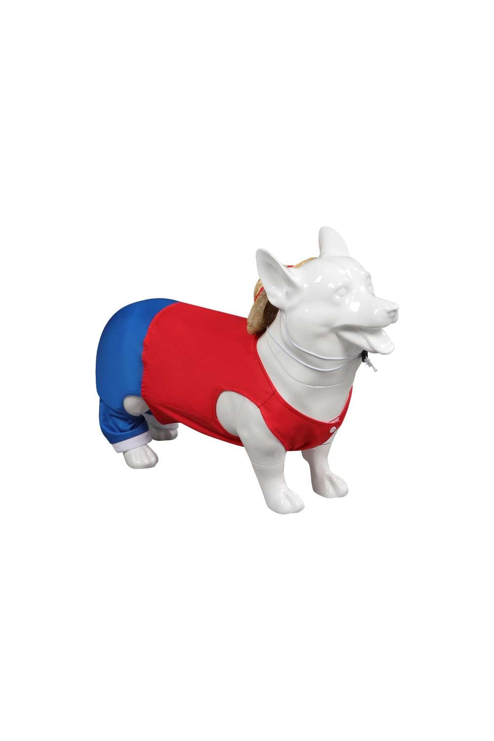 Beowyro dog-costume-hood-ears-detail lifestyle shot showcases cute finish and comfortable wear.