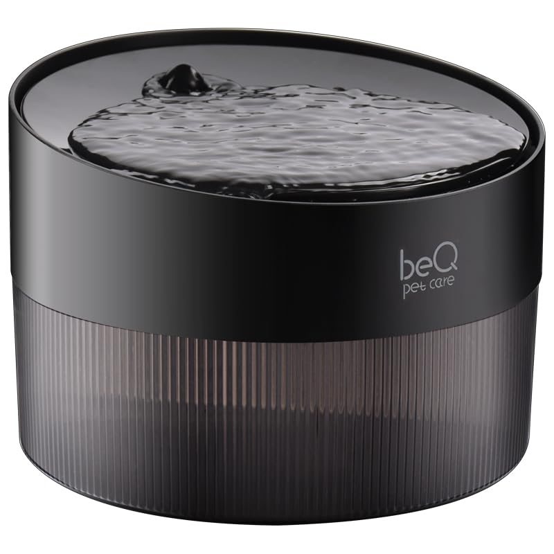 BEQ Cat Water Fountain 84oz capacity supports long-lasting hydration.