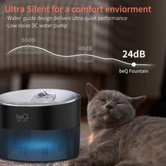 beQ ultra-quiet pump ensures peace in home with pets.