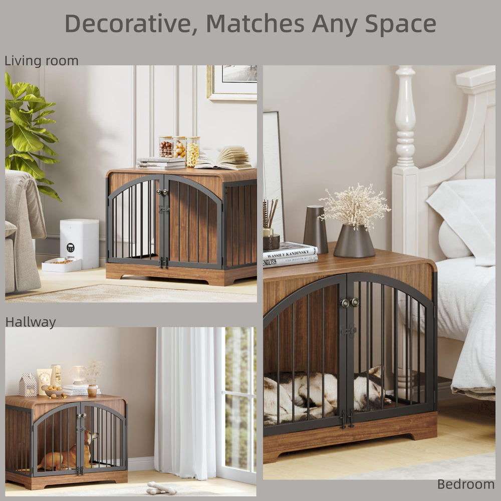 Berenlefe 360-degree ventilated crate image demonstrates calm, well-ventilated space for pets.