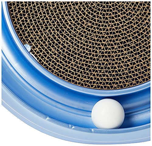 Bergan Coastal Pet Turbo Scratcher ball-in-track offers hours of fun.