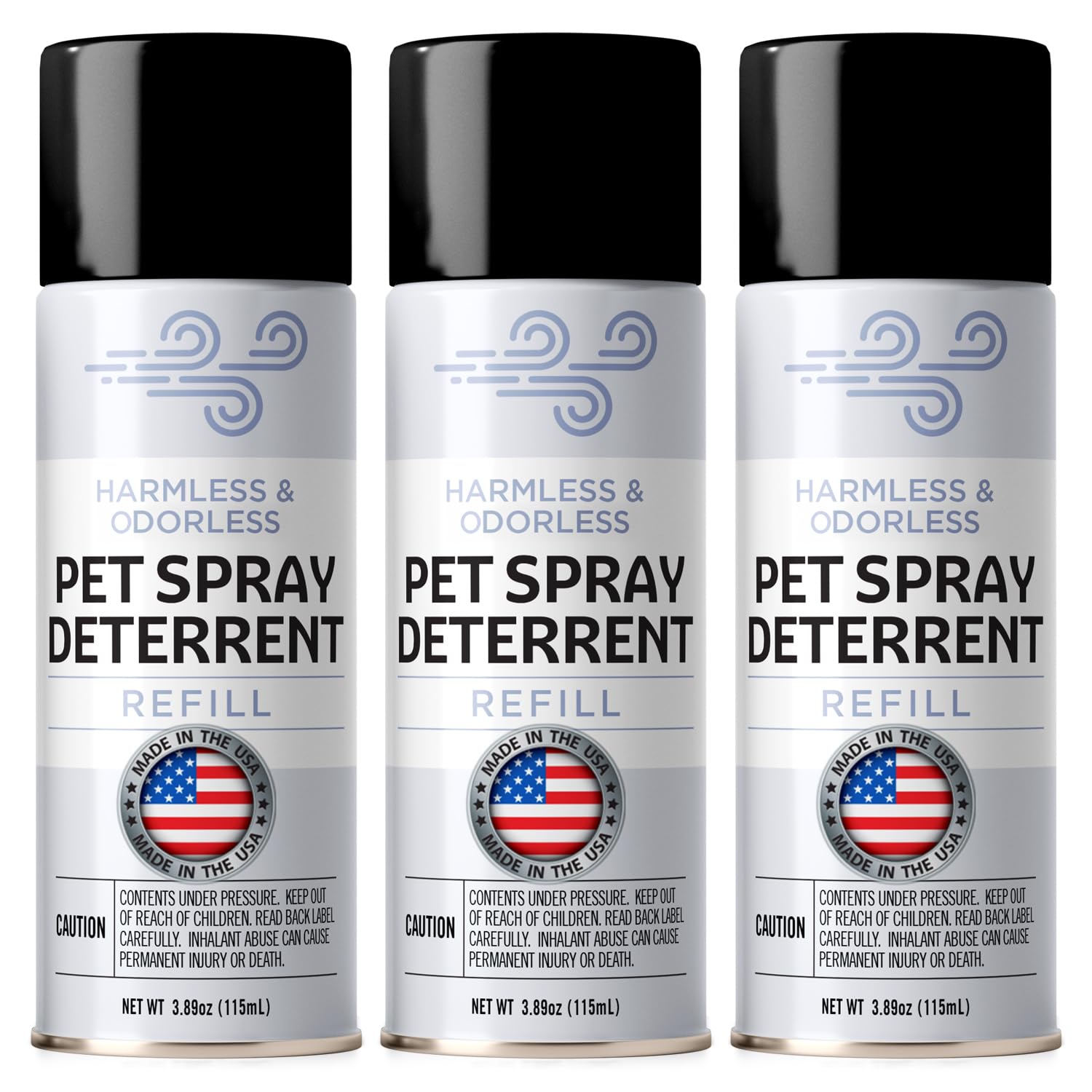 Berkland refill 3-pack for SSSCat enables consistent humane boundary training at home.