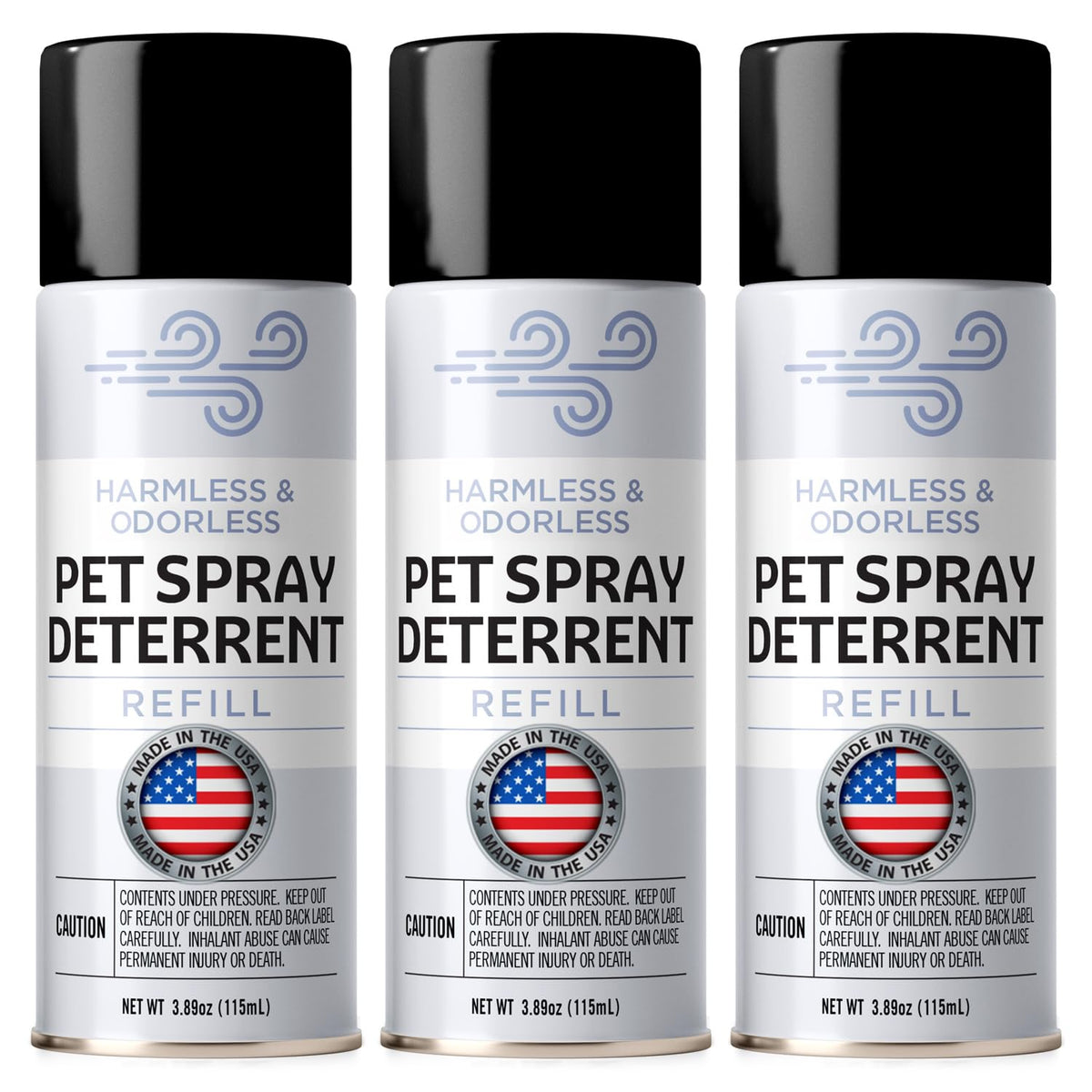 Berkland refill 3-pack for SSSCat enables consistent humane boundary training at home.