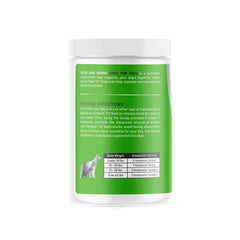 Bern Dog Brand Fiber for Dogs dehydrated beet root powder closeup highlights natural ingredients.