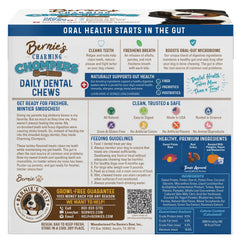 Bernie's Charming Chompers serving bowl features appealing presentation for a daily dental routine.