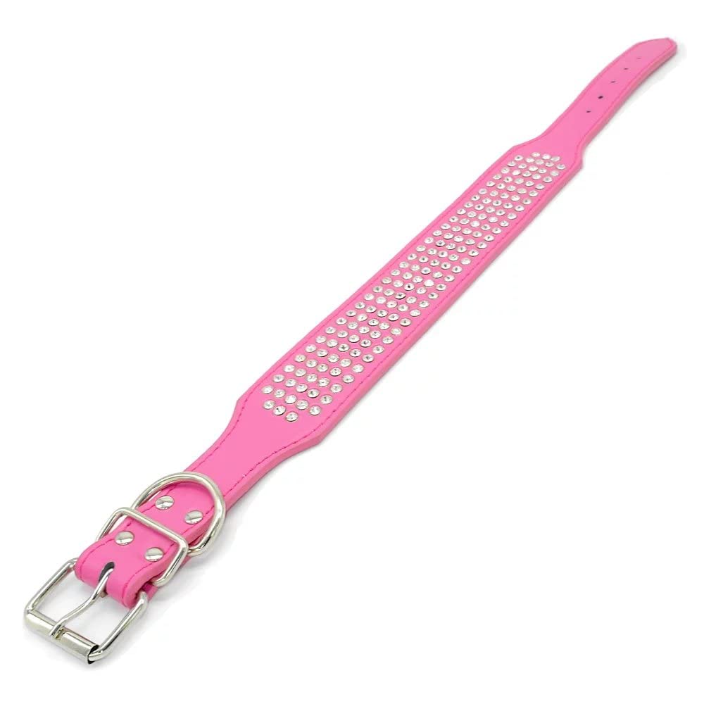 Berry Pet rhinestones dog collar detail shows alloy-inlaid rhinestones for durability sparkle