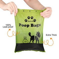 Beshula leak-proof bags keep hands clean during pickup