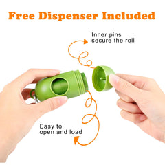 Beshula 23x33 cm poop bags illustrate large size for big messes