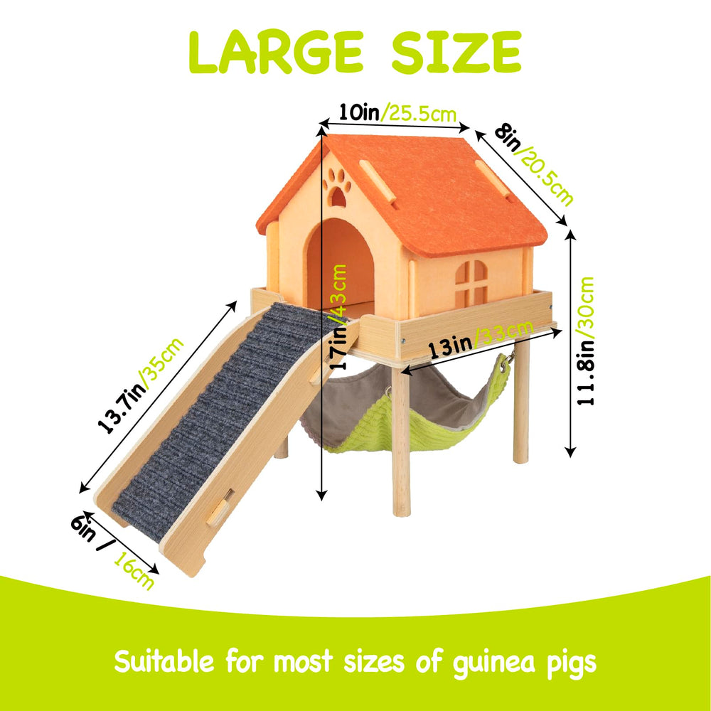 Besnew guinea pig stairs with felt pads for easy climbing.