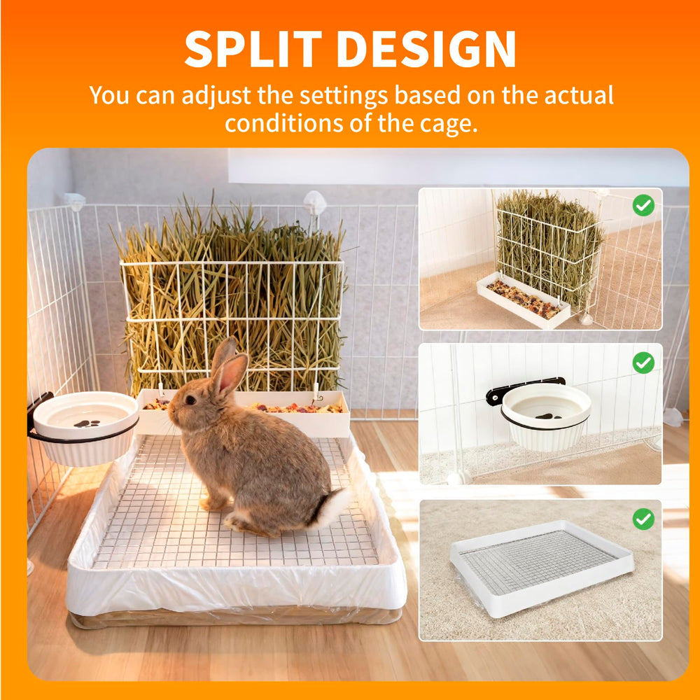 BESNEW hay tray with waste-preventing design catches scattered hay