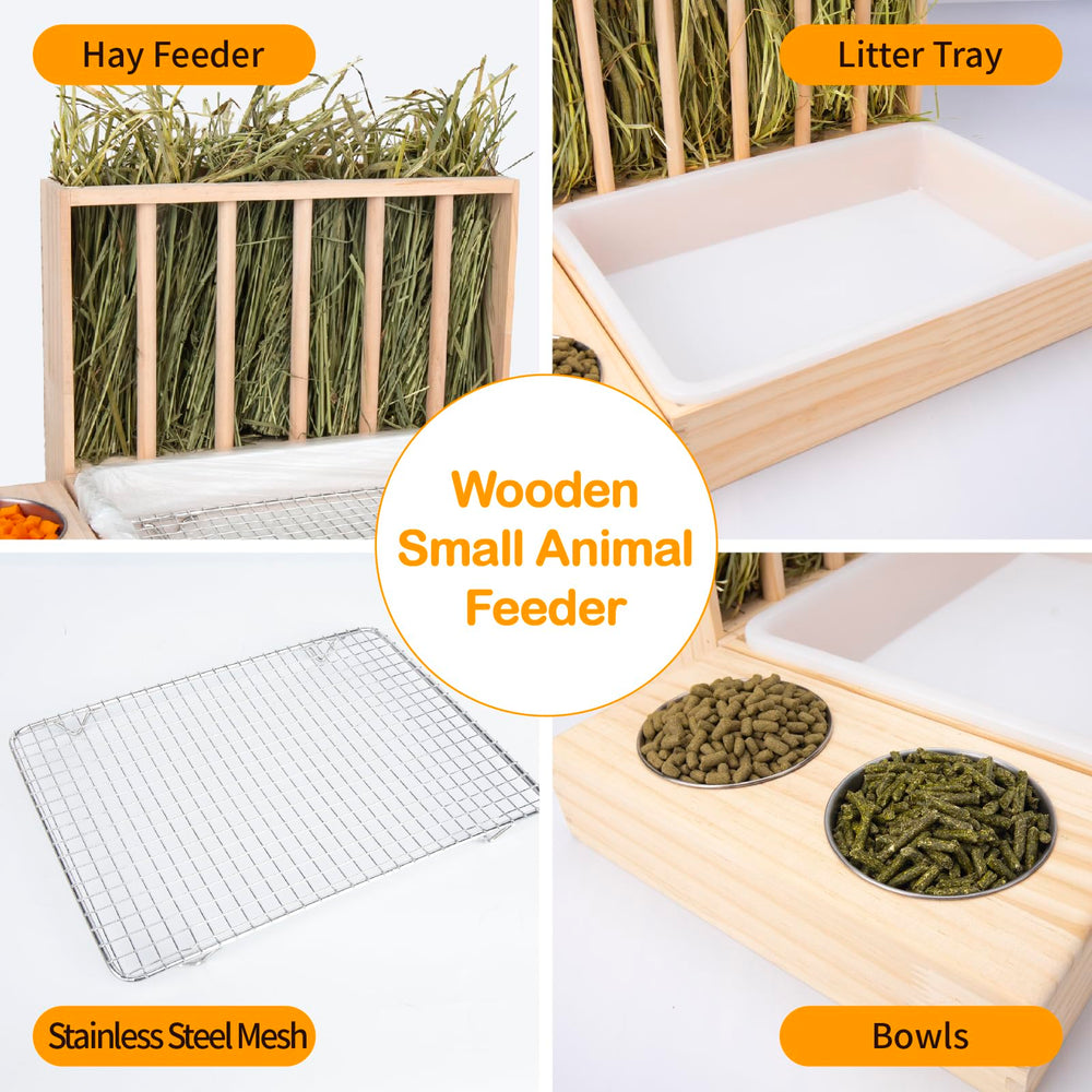 BESNEW large-capacity hay feeder ensures constant access to fresh hay.