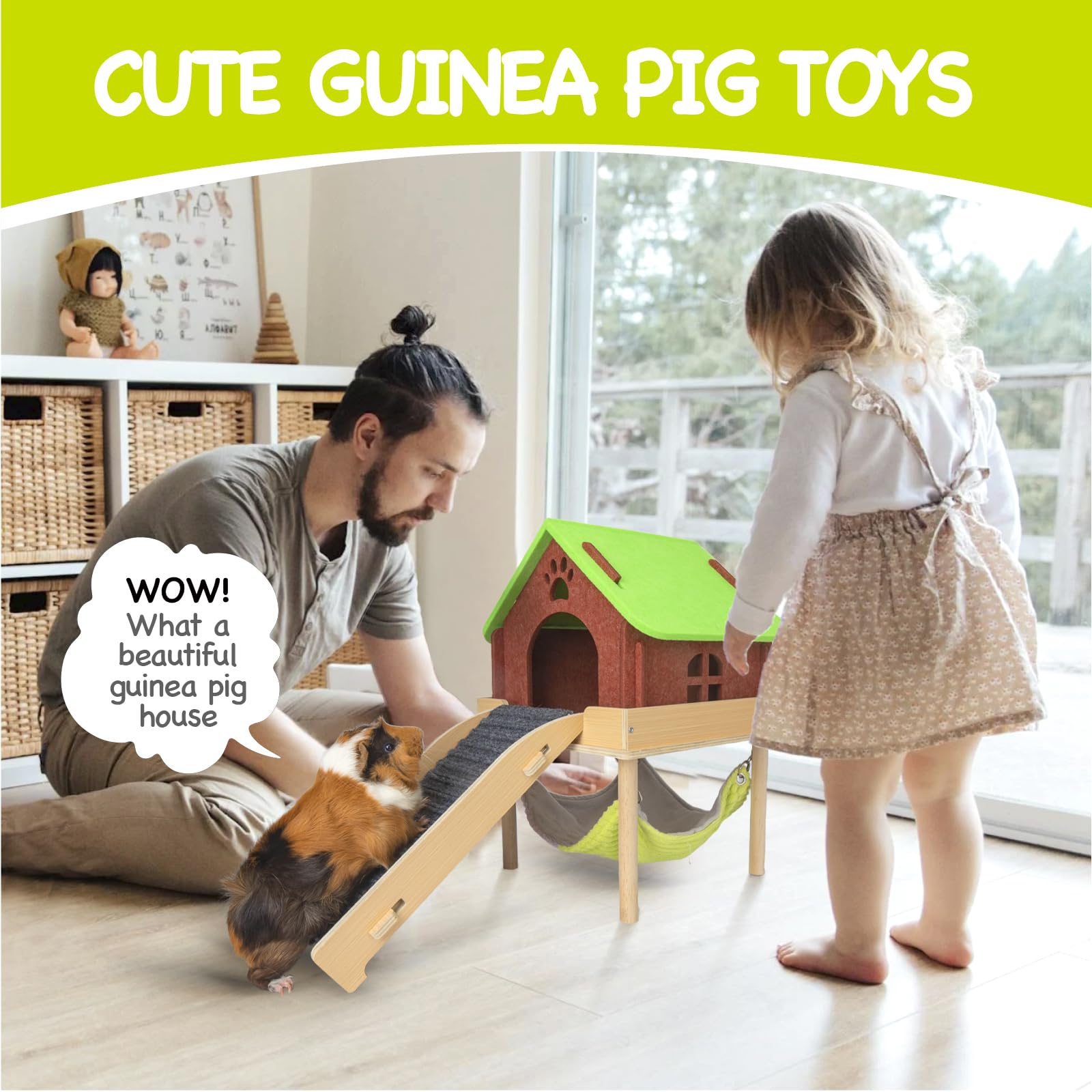 BESNEW natural wood finish highlights durable, pet-safe materials in use.