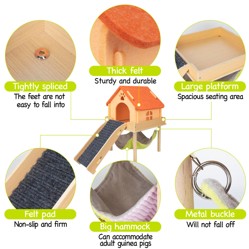Besnew natural wood construction offers durable, pet-safe material.
