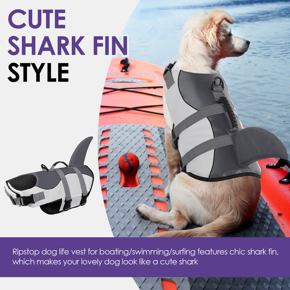 Bess Bridal dog life jacket quick-release-buckles enables easy on/off for active dogs.