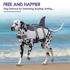 Bess Bridal dog life jacket reflective-trims improves nighttime visibility during boat trips.