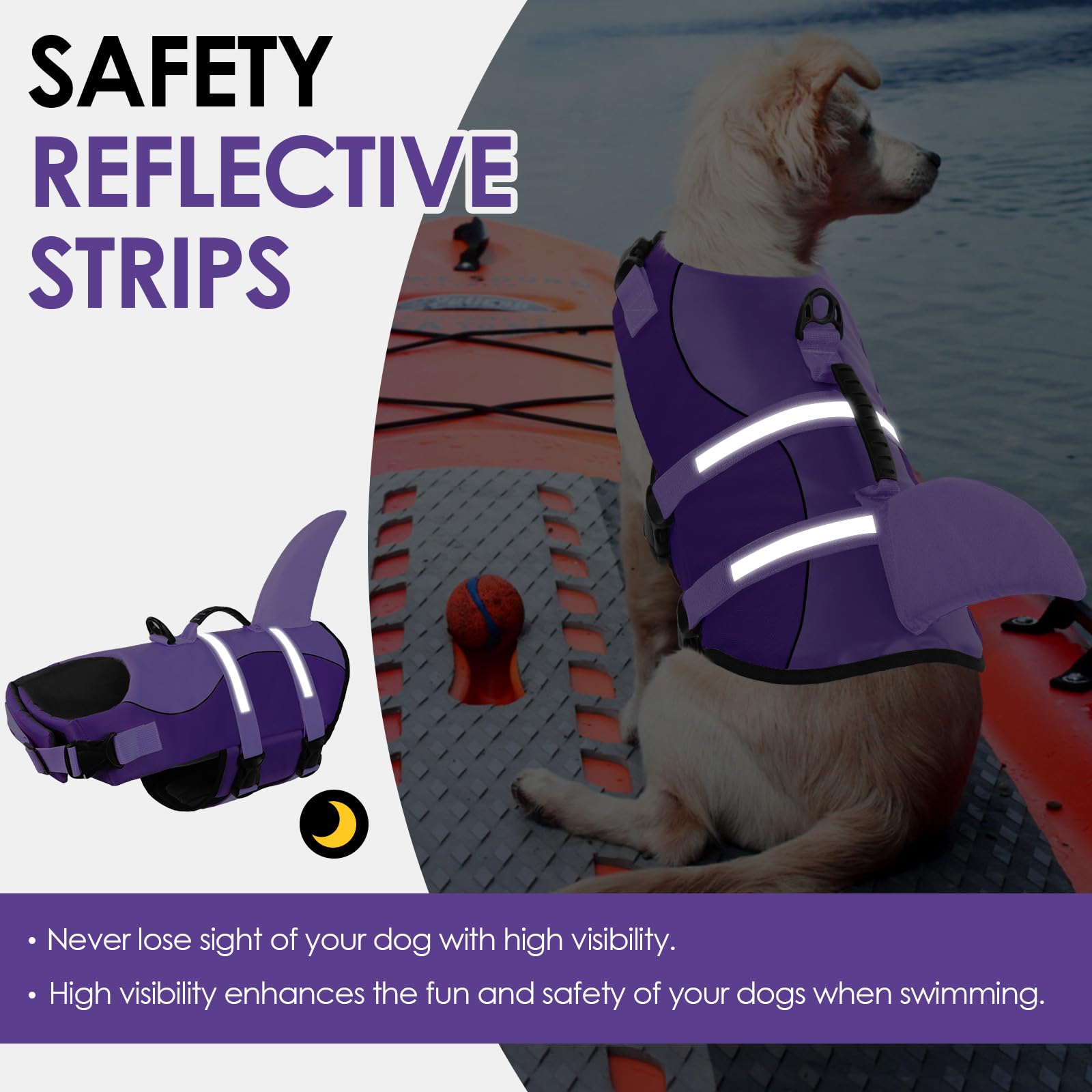 Bess Bridal life jacket rescue handle enables fast grabs in emergencies.