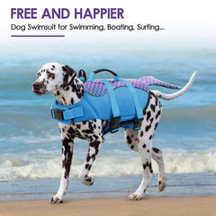 Bess Bridal dog life jacket side buckle quick-release for easy on/off.