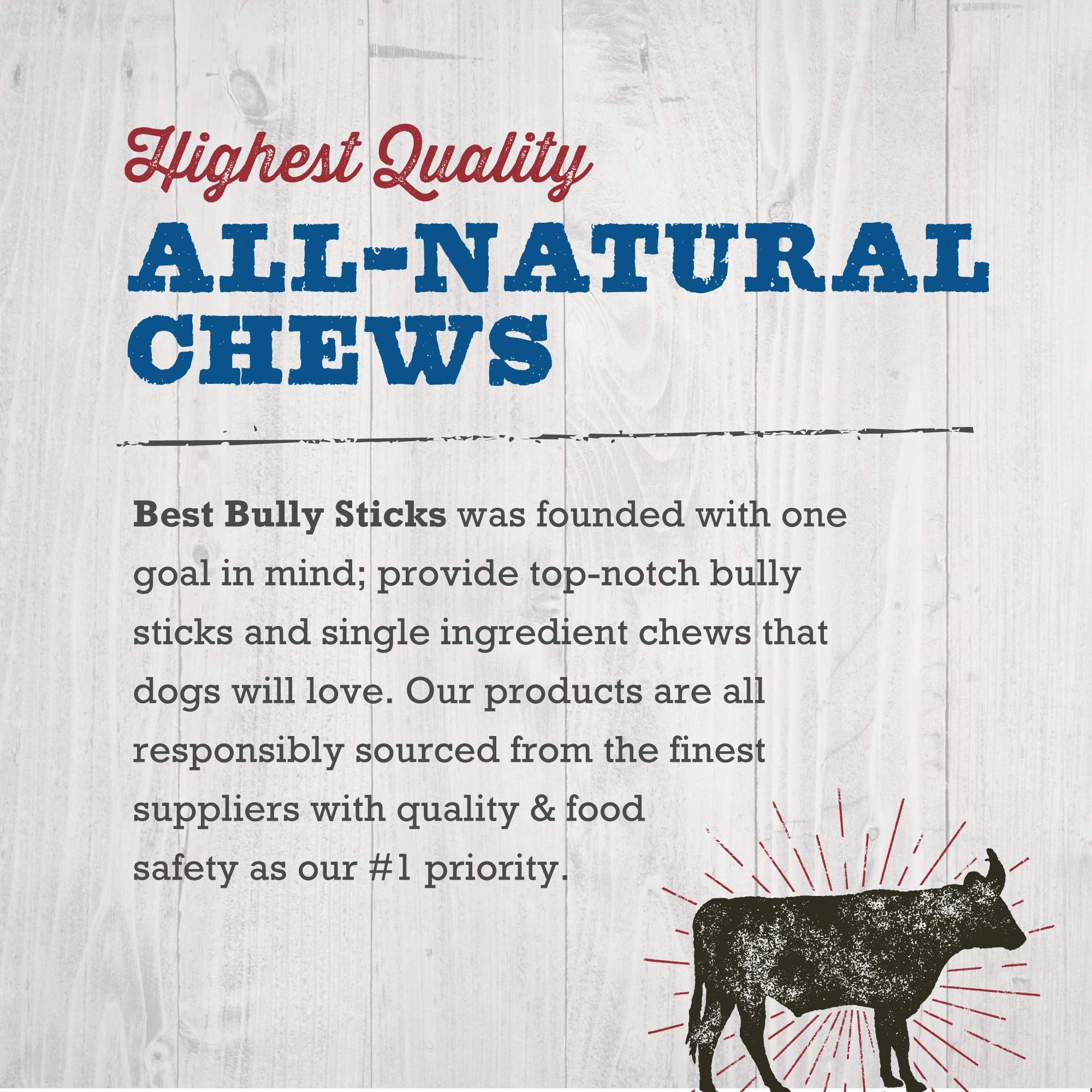 Best Bully Sticks cow hooves durable chew supports a healthy chewing routine.