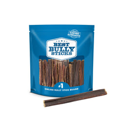 Best Bully Sticks 6-inch gullet sticks show a long-lasting hollow chew for dogs