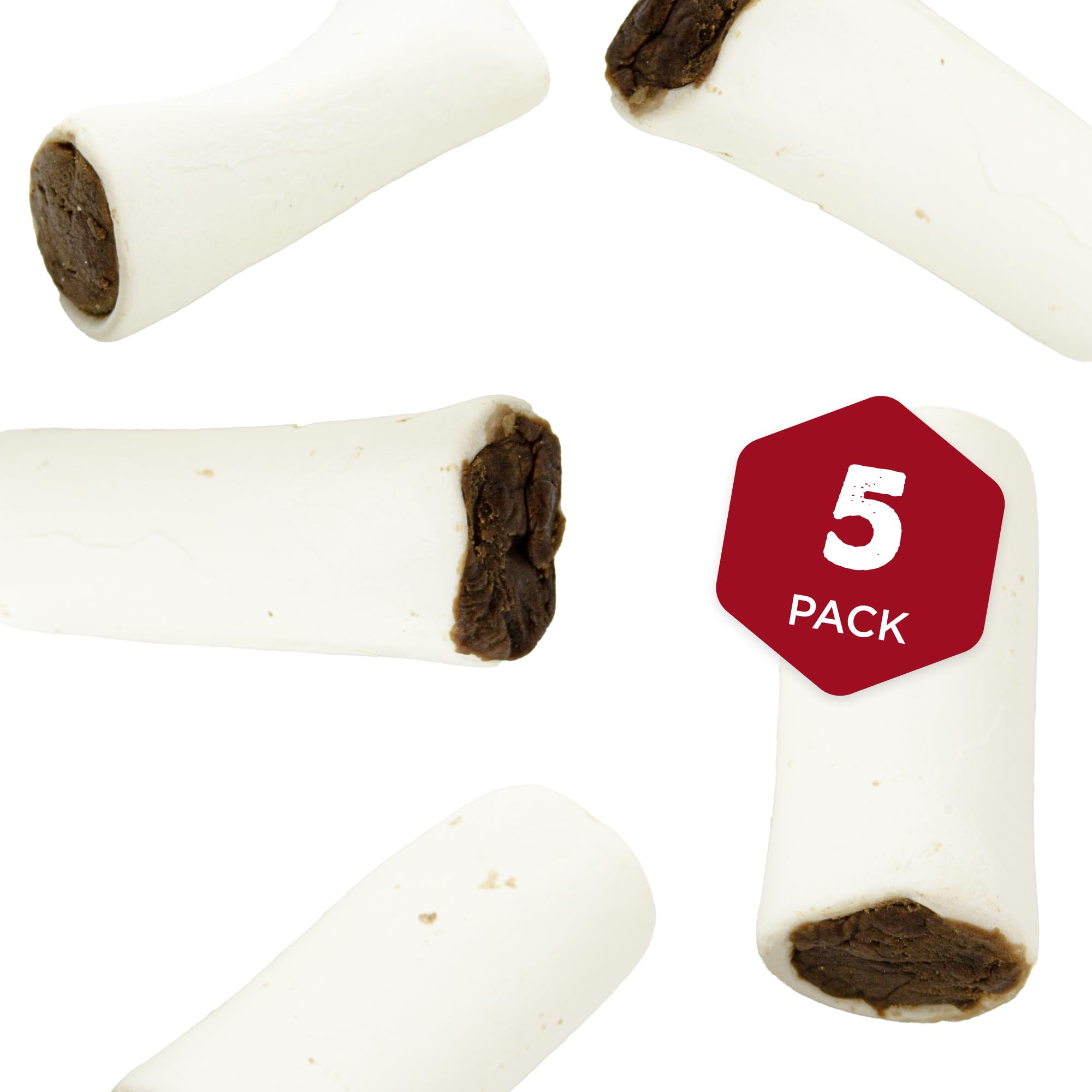Best Bully Sticks fillable shin bone detail shows easy refilling for extended play