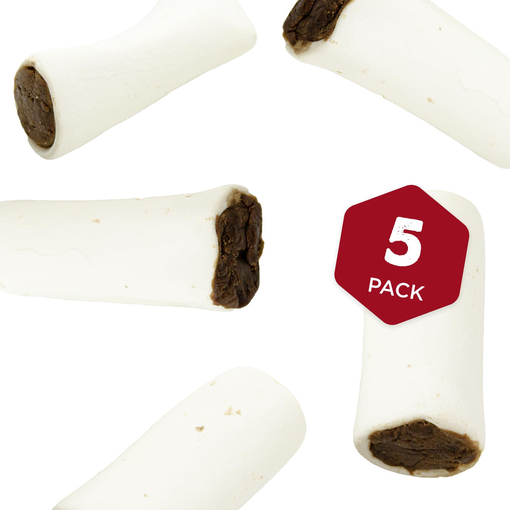 Best Bully Sticks fillable shin bone detail shows easy refilling for extended play
