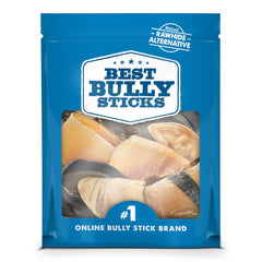 Best Bully Sticks cow hooves dense texture for dental cleaning chews.