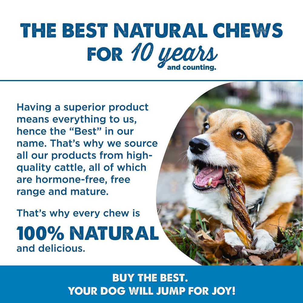 Best Bully Sticks dental-health chew may help remove tartar through chewing