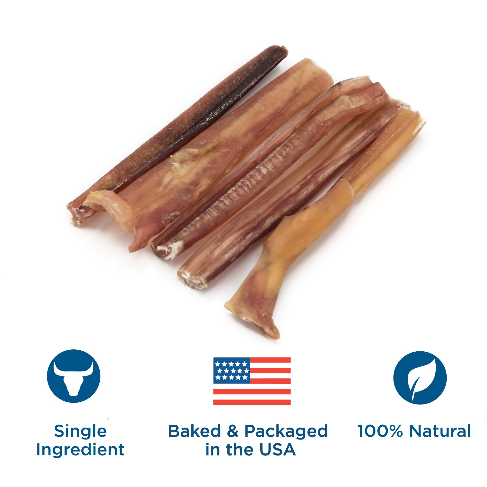 Best Bully Sticks dental health chew helps scrape away plaque during happy chewing.