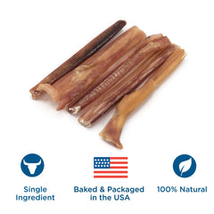 Best Bully Sticks dental health chew helps scrape away plaque during happy chewing.