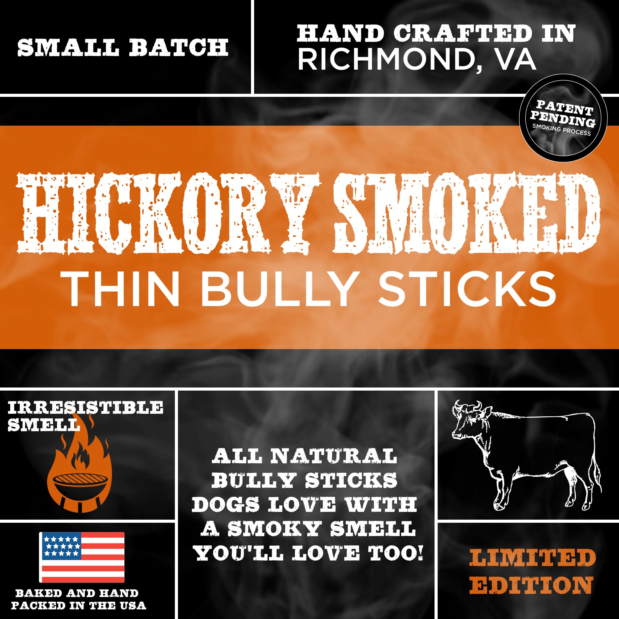 Best Bully Sticks grain and odor-free snack with premium beef.