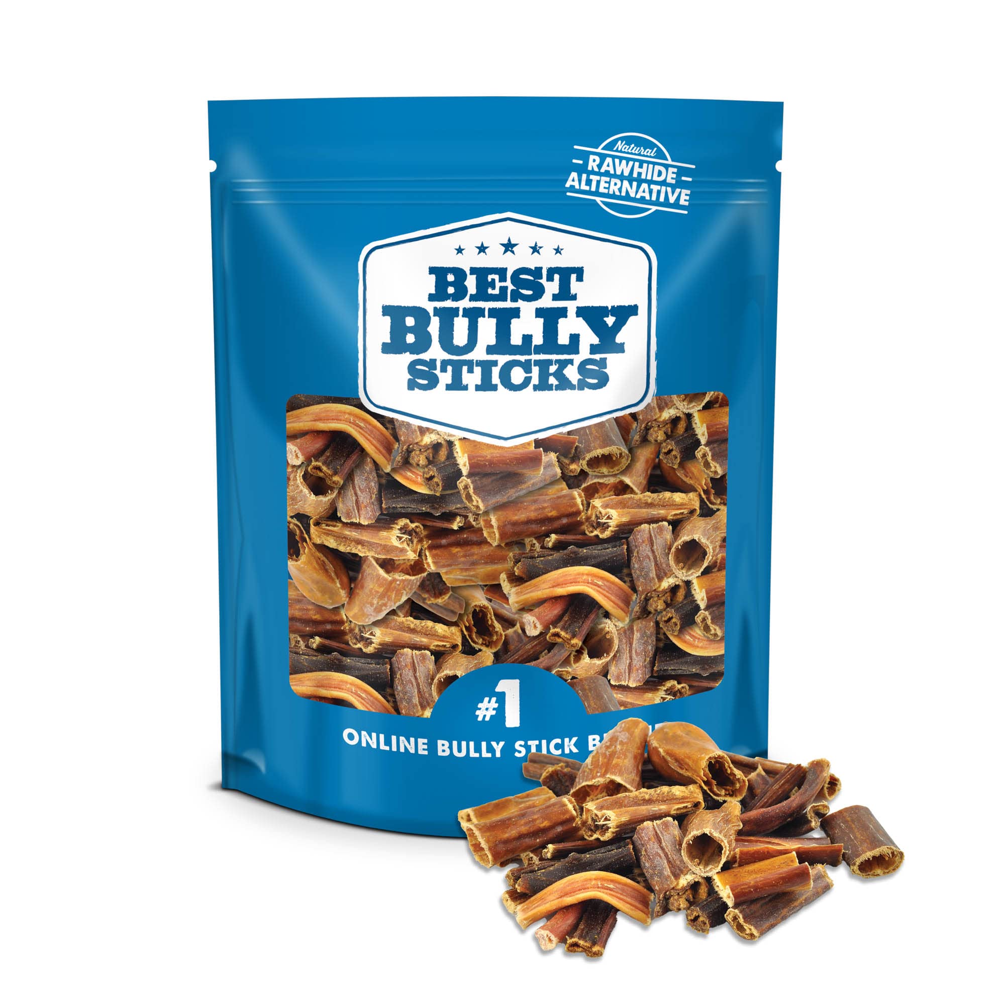Best Bully Sticks gullet bites pack 1.5 lb, crunchy chew for daily rewards.