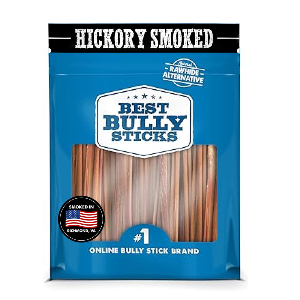 Best Bully Sticks 20-pack packaging showing value for durable chews.