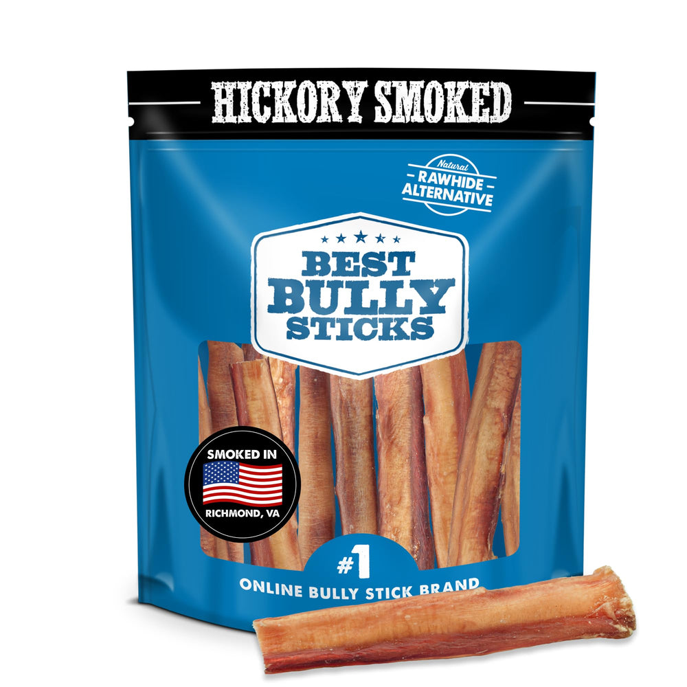 Best Bully Sticks hickory-smoked 6in dog-chews pack for rewarding training sessions