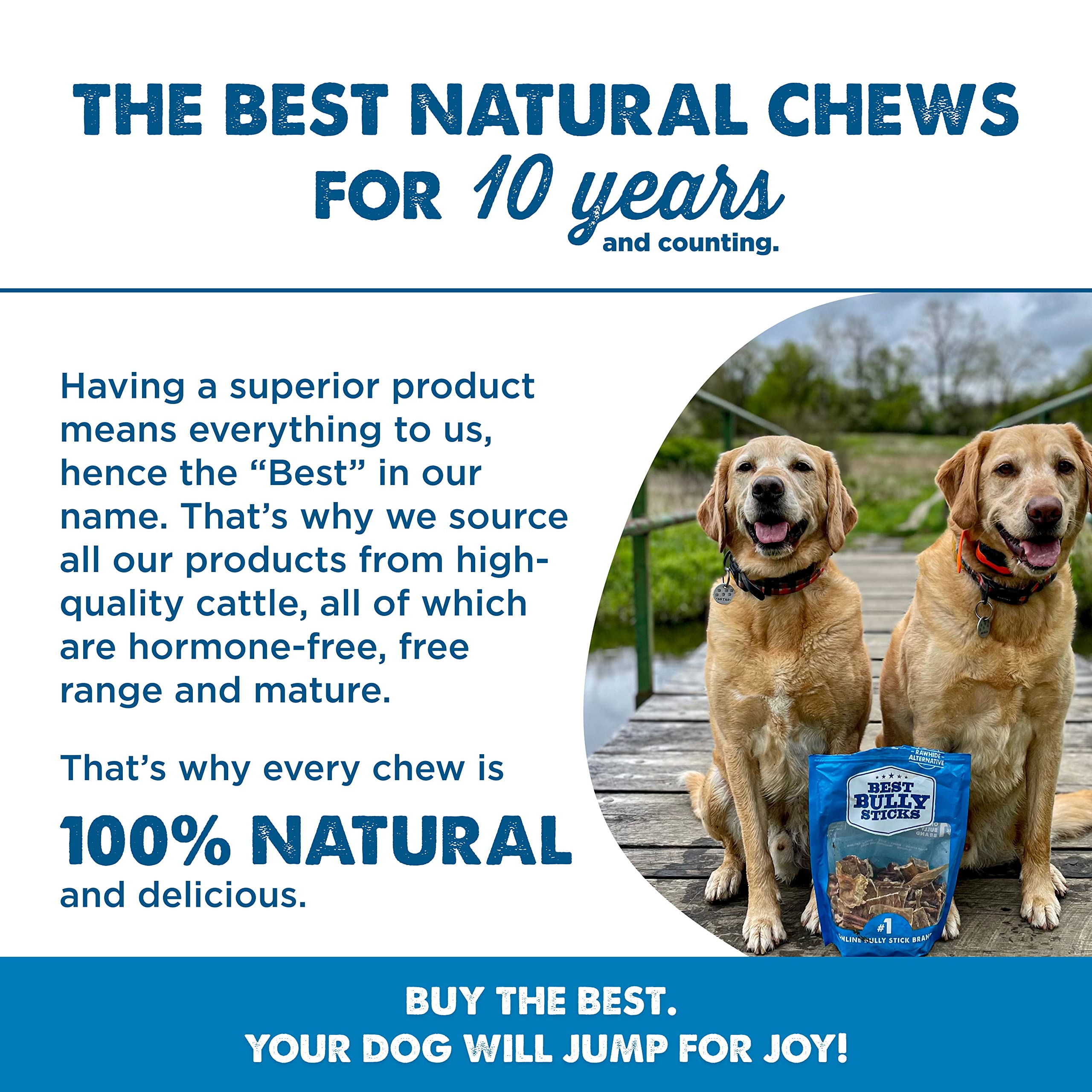 Best Bully Sticks Joint Jerky Gullet Bites ingredients focus on beef with no artificial additives