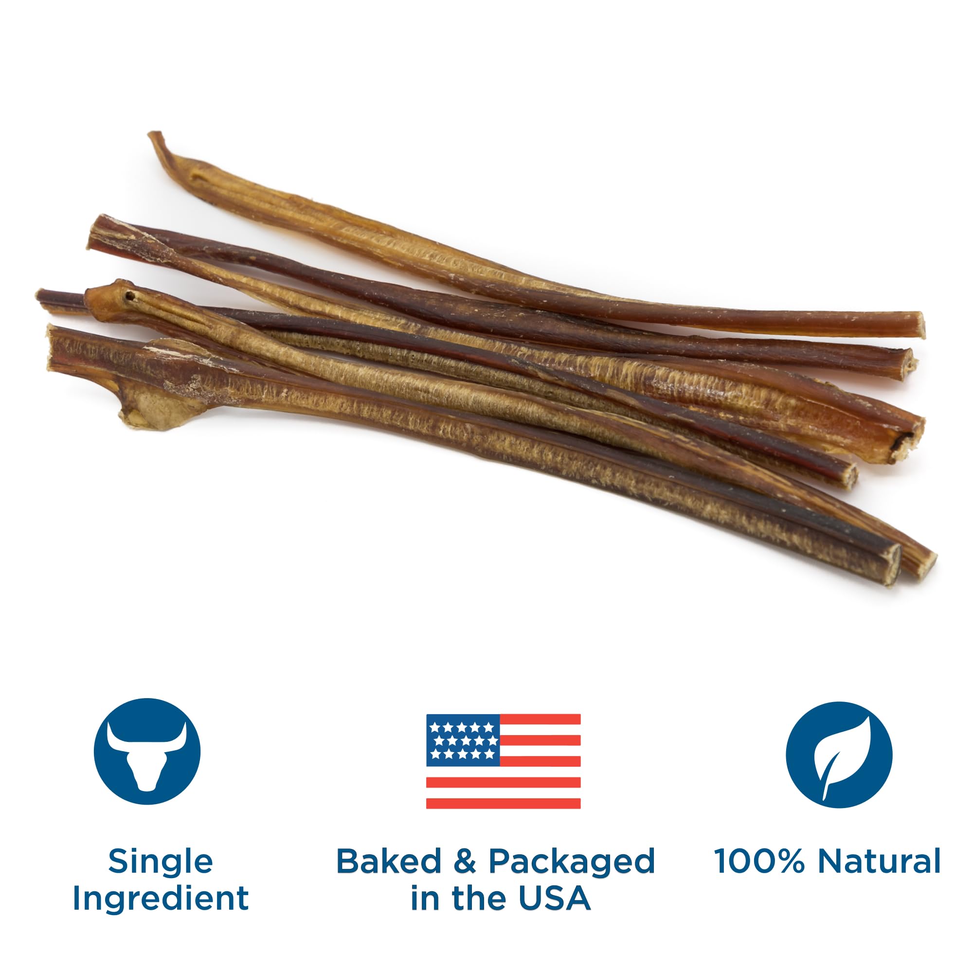 Best Bully Sticks natural grass-fed beef chew, exposed texture highlighting digestible chew for dogs.