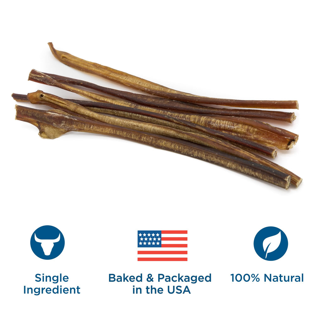 Best Bully Sticks natural grass-fed beef chew, exposed texture highlighting digestible chew for dogs.