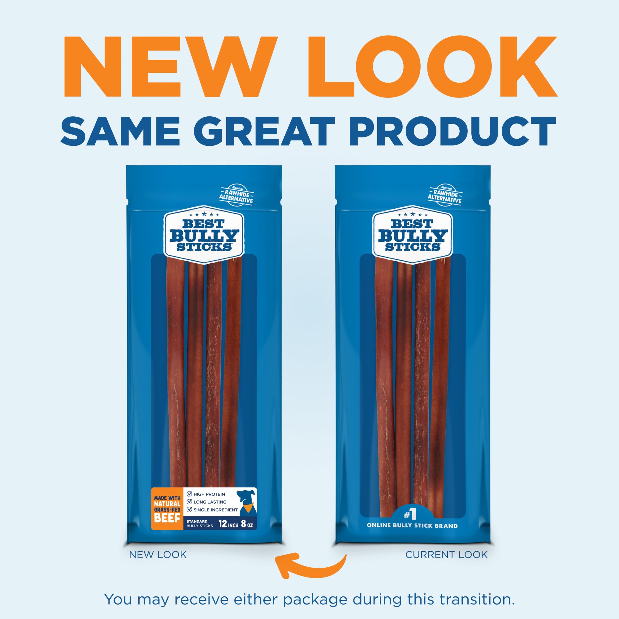Best Bully Sticks natural grass-fed chew showcases beefy flavor and texture.