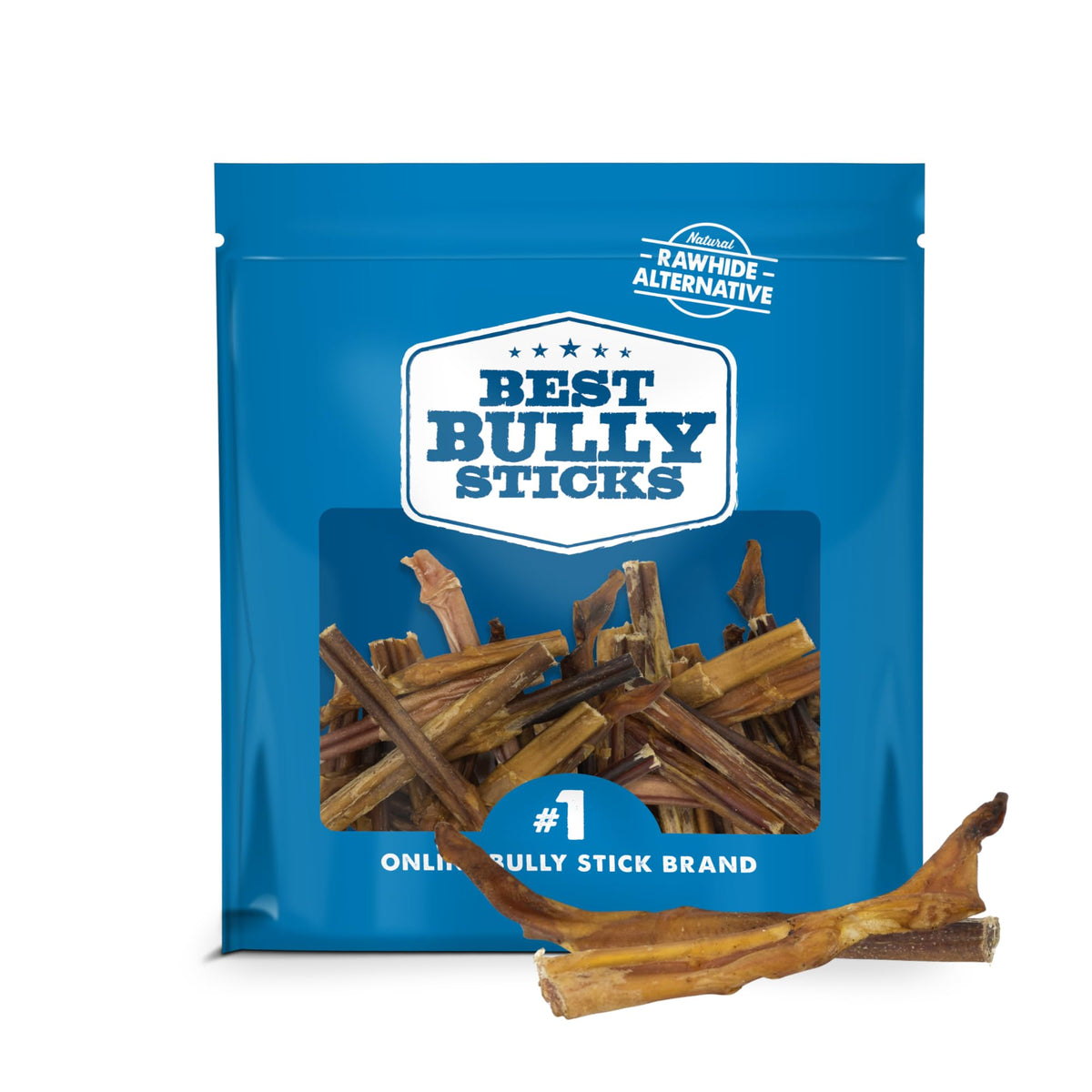 Best Bully Sticks odor-free junior bully stick 4-8 inch for small dogs dental health.