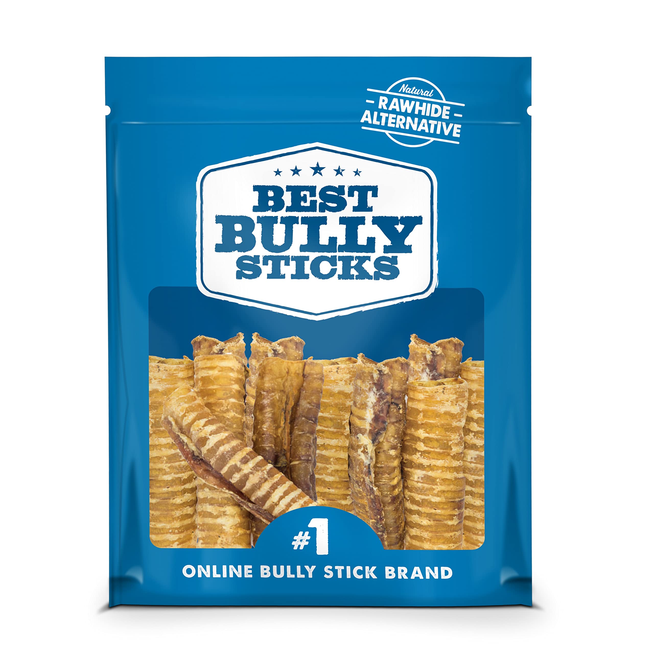 Best Bully Sticks premium 6-inch beef trachea chew, packaged for dogs seeking a natural, durable treat