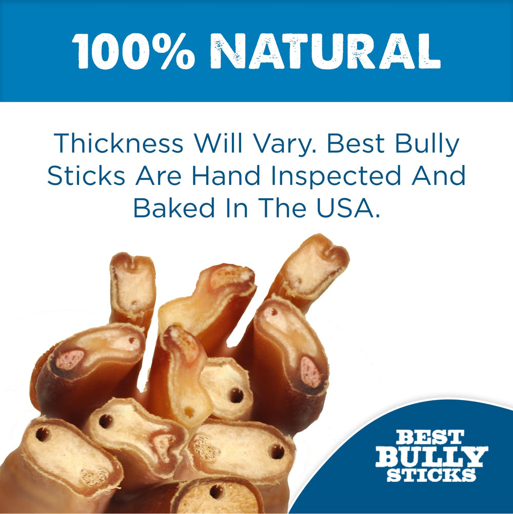 Best Bully Sticks rawhide-free chew; a safer alternative for dogs.
