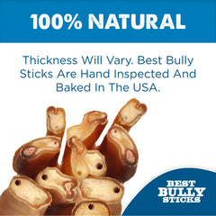Best Bully Sticks rawhide-free chew; a safer alternative for dogs.