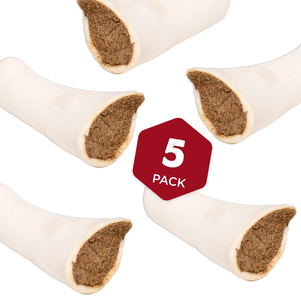 Best Bully Sticks shin bone texture aids dental scraping and oral enjoyment.