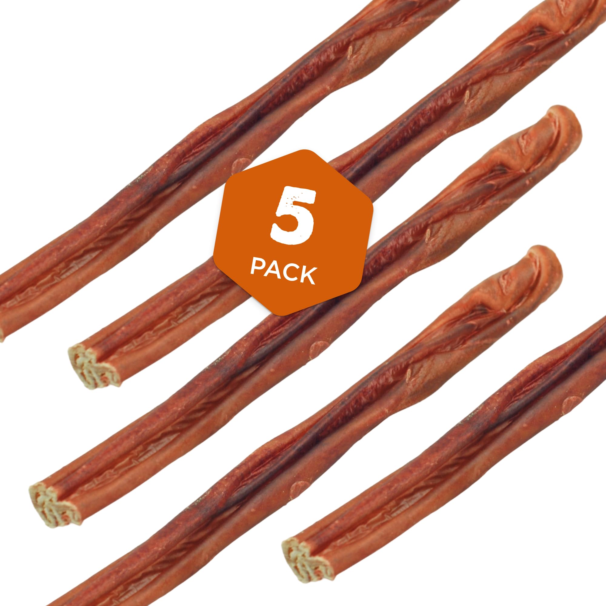 Best Bully Sticks collagen-grain-free image emphasizes grain-free formulation for sensitive stomachs.