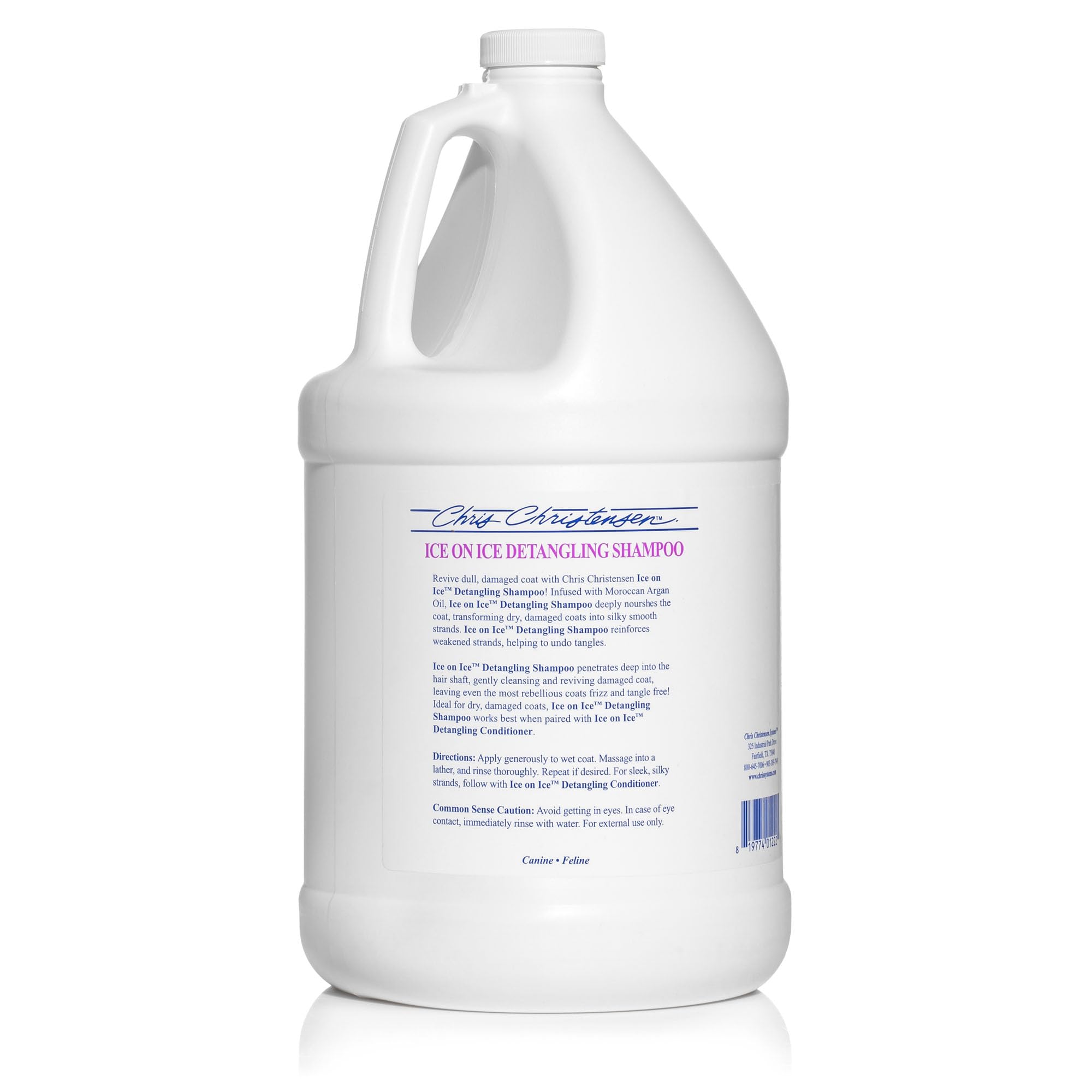 Show-ring ready coat after using Ice on Ice Shampoo by Chris Christensen.