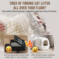 BEST JAJA 160 degree one-touch lid provides easy access during cleanup