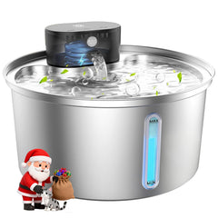 BEST JAJA wireless water fountain cordless design enables flexible placement for pets.