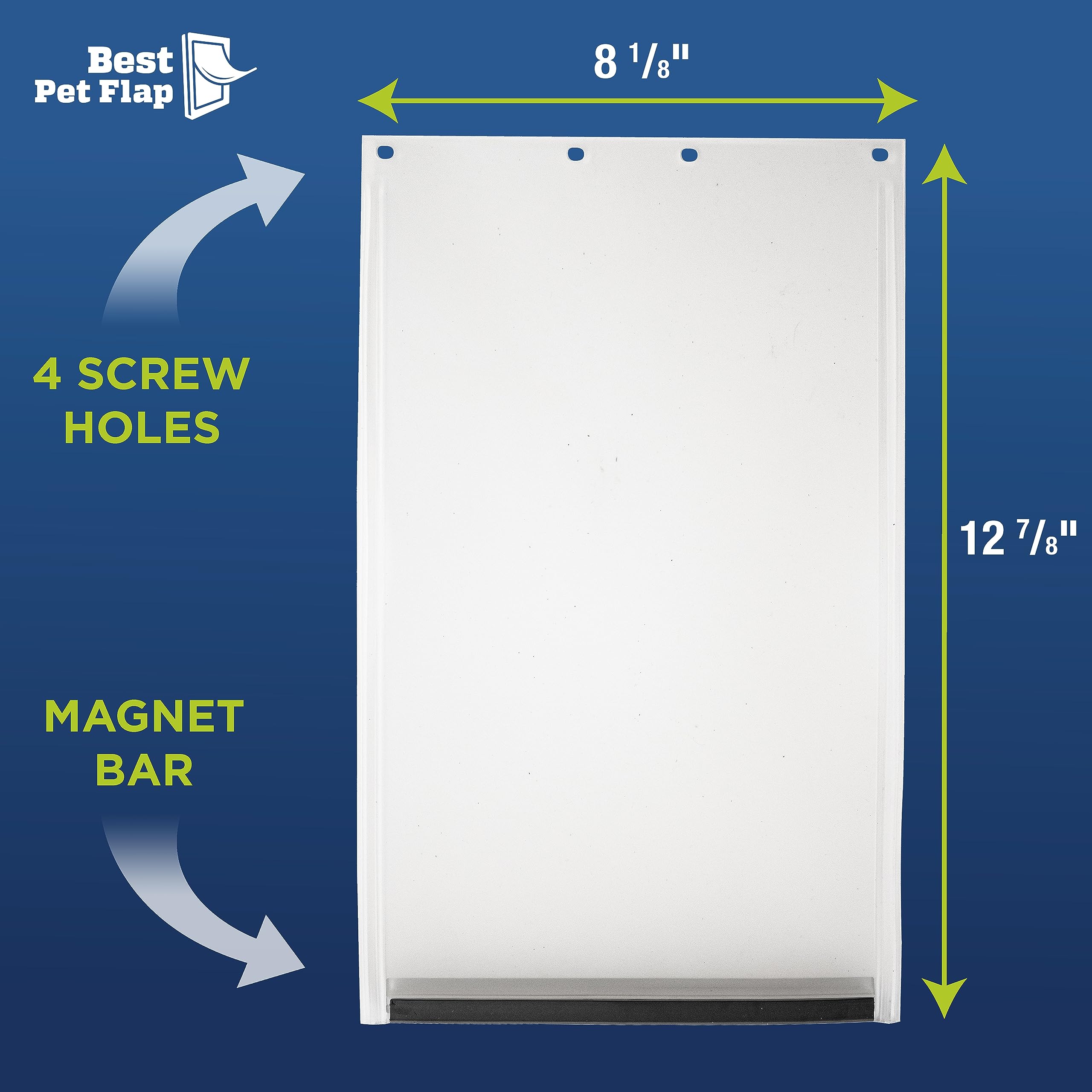 Best Pet Flap durable, non-PVC material for longer-lasting door flaps